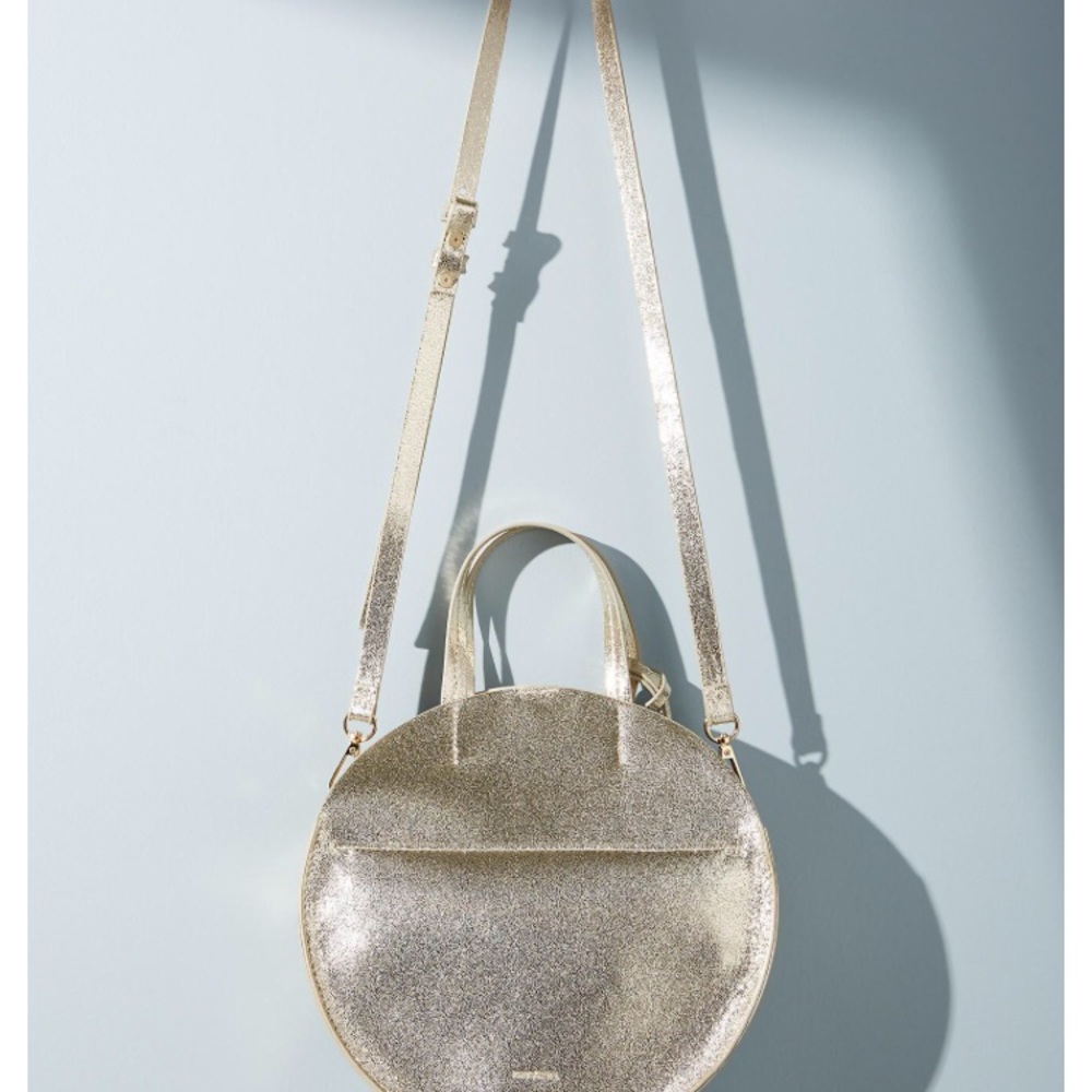 Anthropologie metallic cross-body